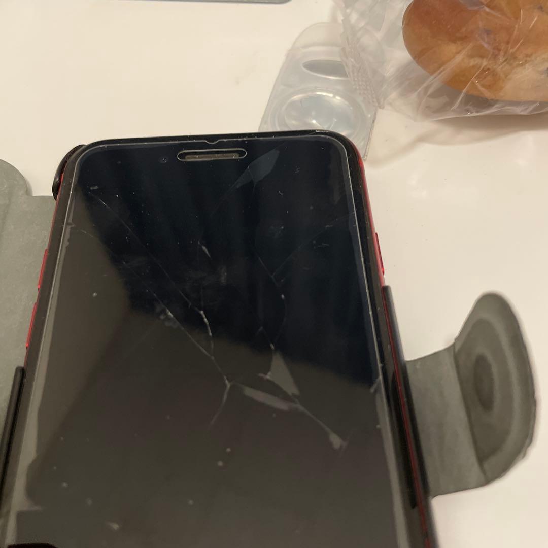 iPhone 本体 画面ひび割れ、焼き付き