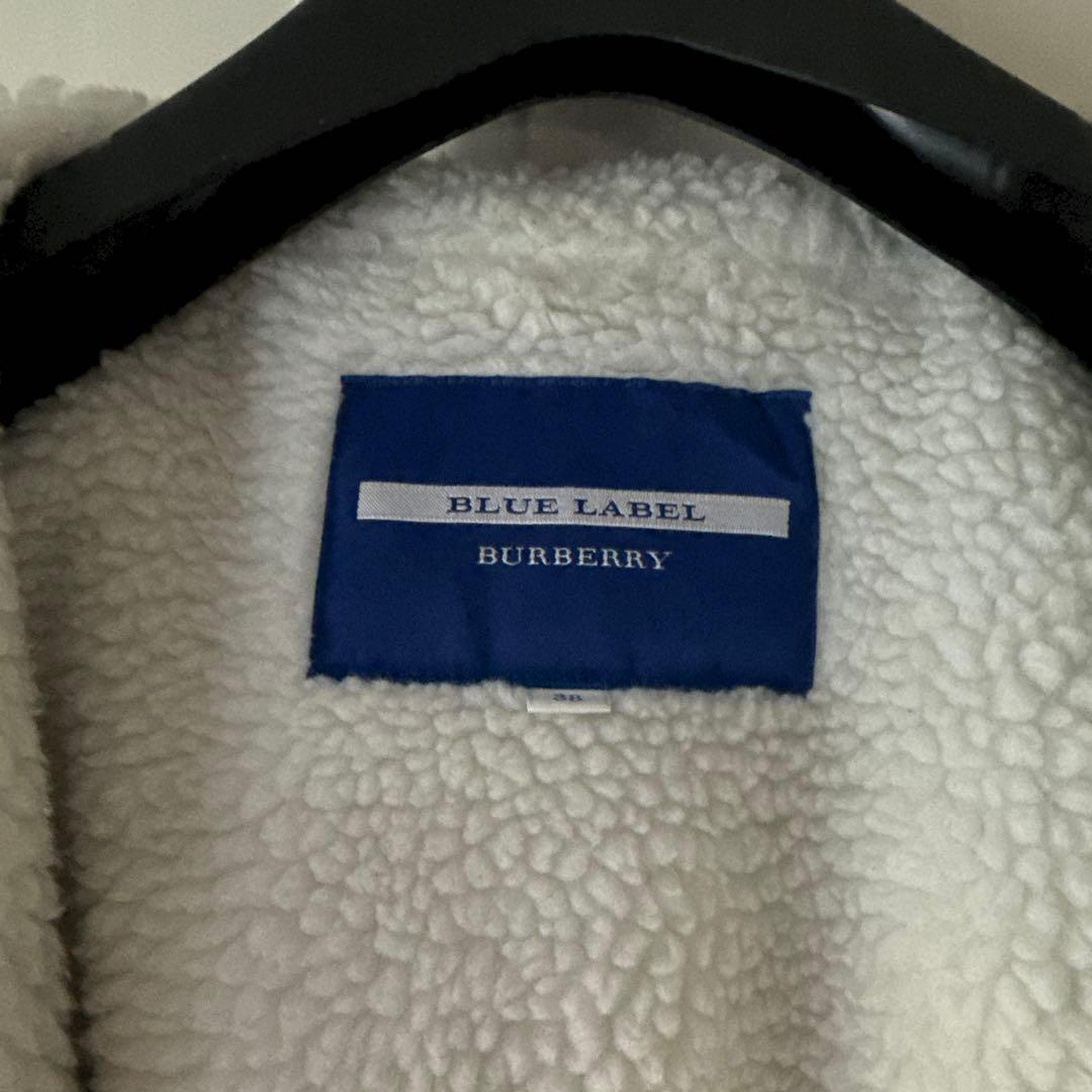 BURBERRY BLUE LABEL バーバリーブルーレーベルモッズコート美品