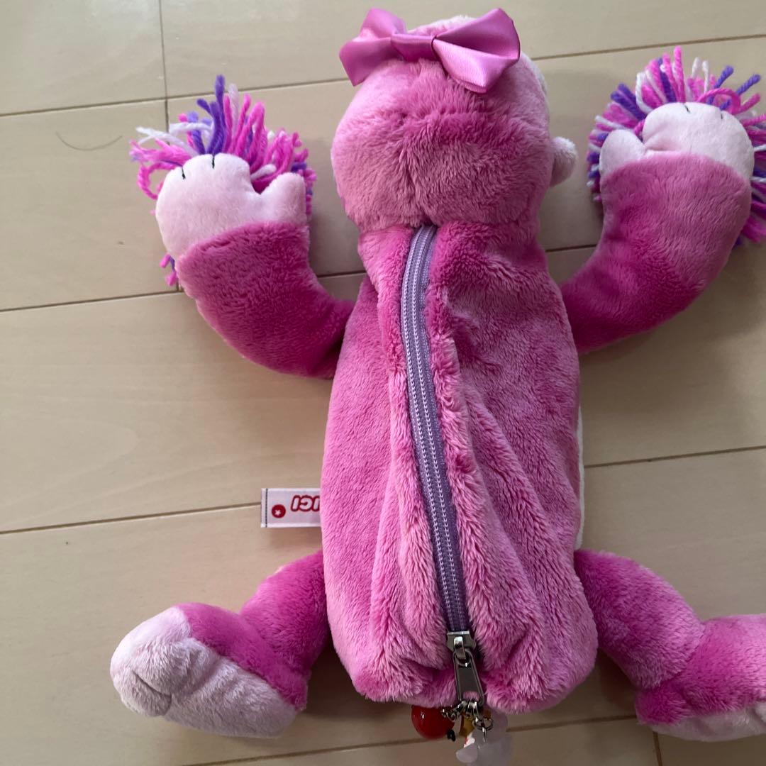 NICI チアリーダー　ピンクゴリラ　ペンケース