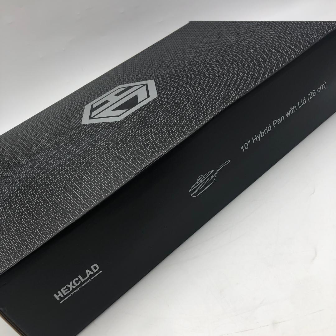 HexClad ハイブリッド フライパン 26cm 蓋付き/Y32582-P1
