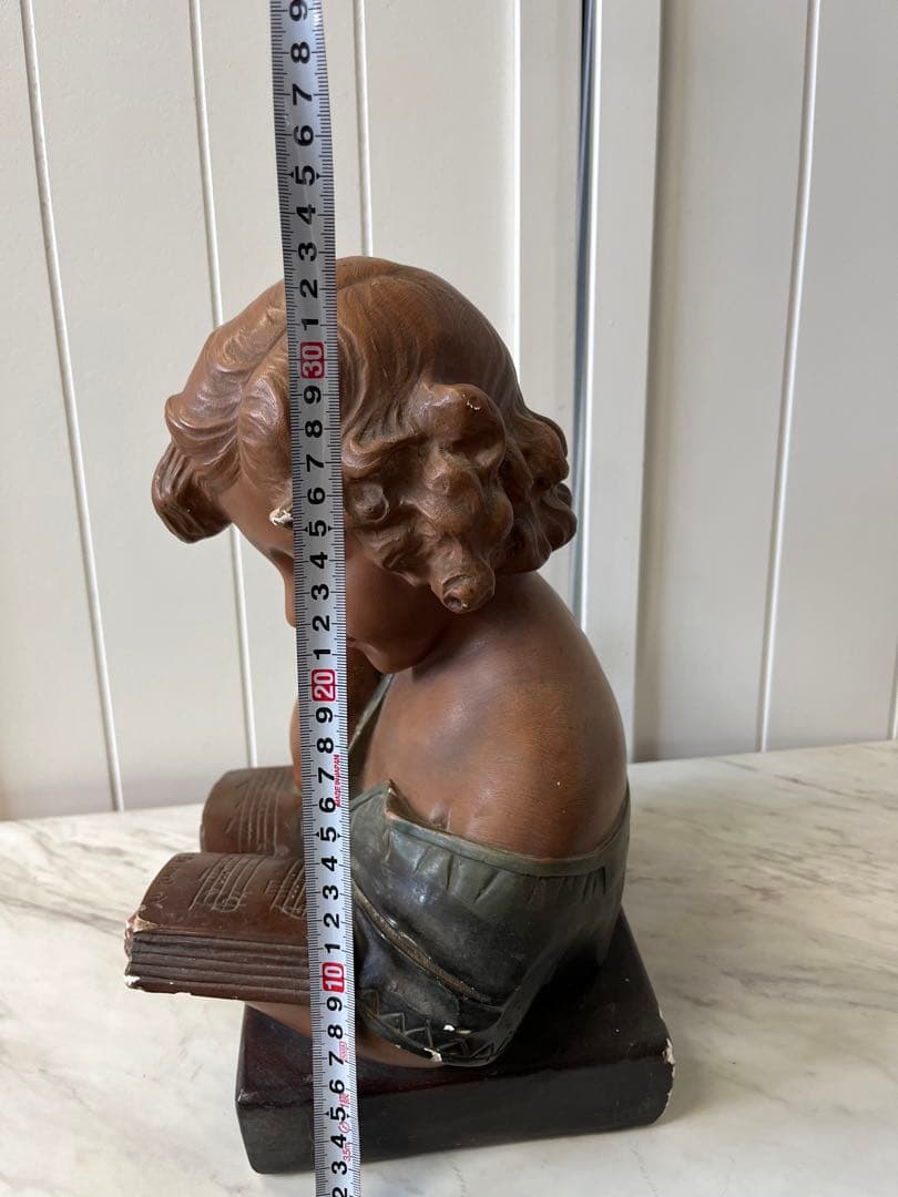 フランス　本を読む少女　アンティーク　置物　オブジェ　ビンテージ　骨董コレクター