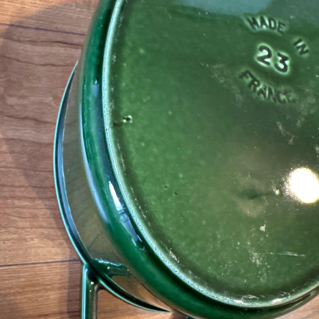 staub ストウブ　ピコ　ココットオーバル　23cm バジルグリーン