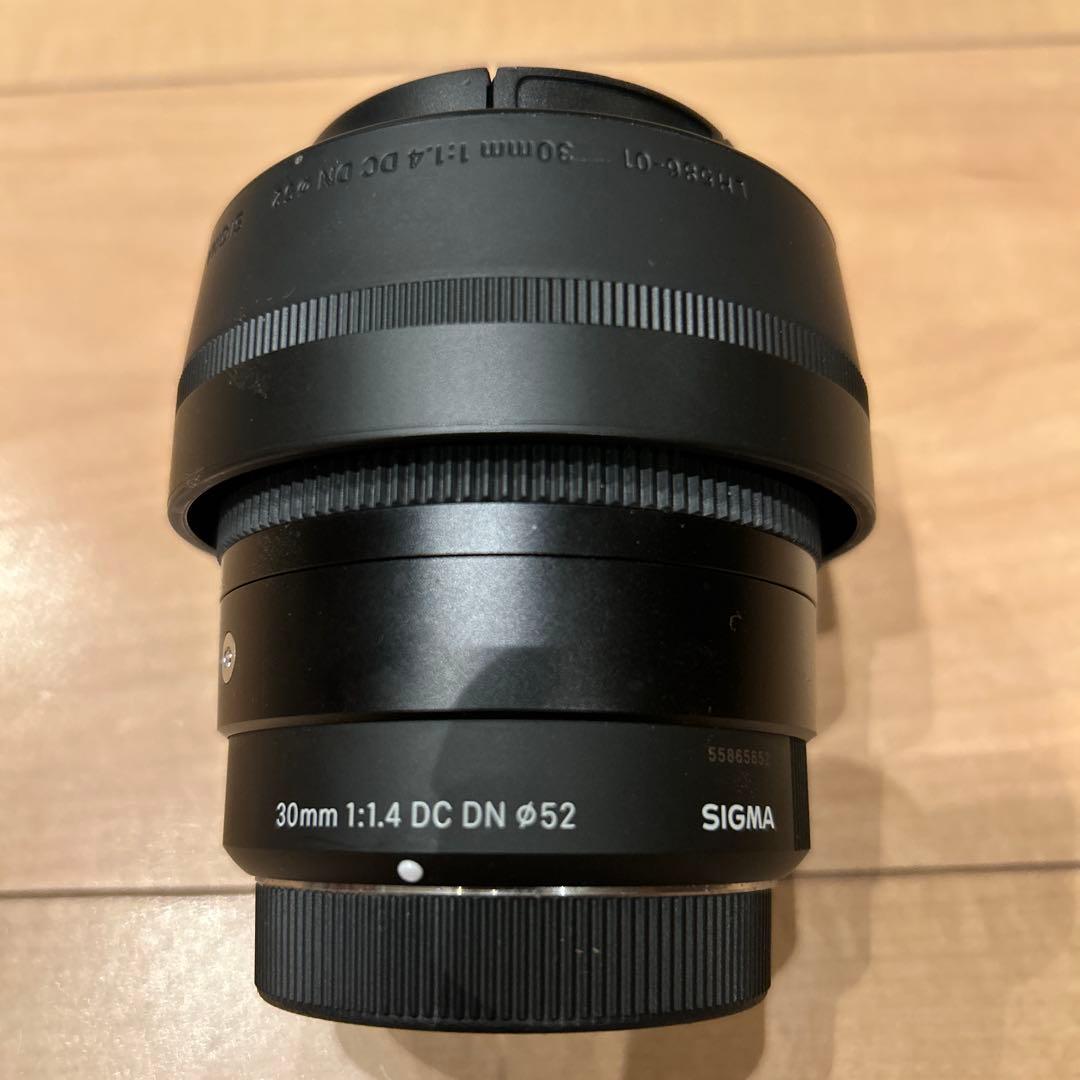 SIGMA 30mm F1.4 DC DN 52mm マイクロフォーサーズ