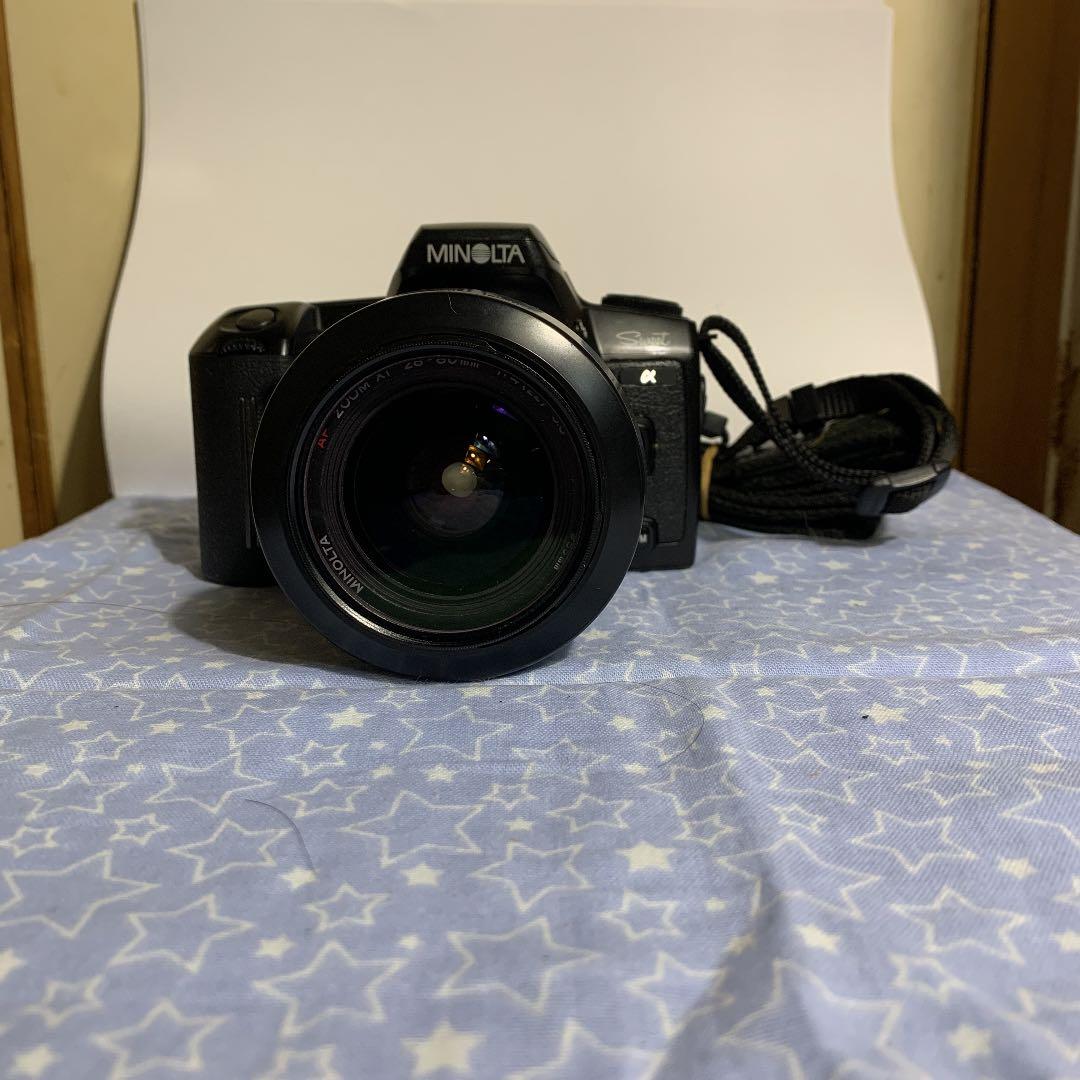 MINOLTA アルファ　sweet フイルムカメラ　ダブルレンズ　稼働品