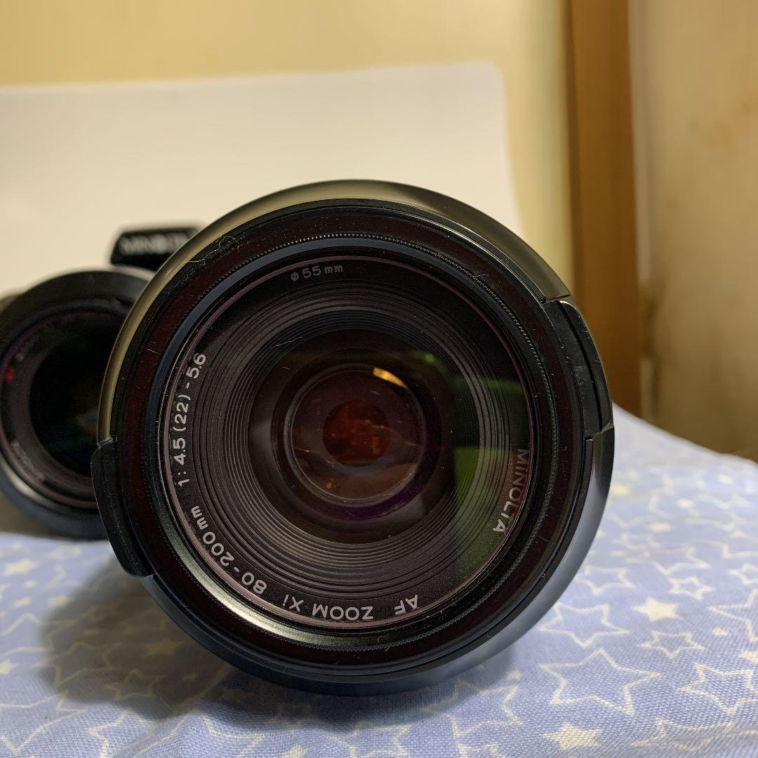 MINOLTA アルファ　sweet フイルムカメラ　ダブルレンズ　稼働品