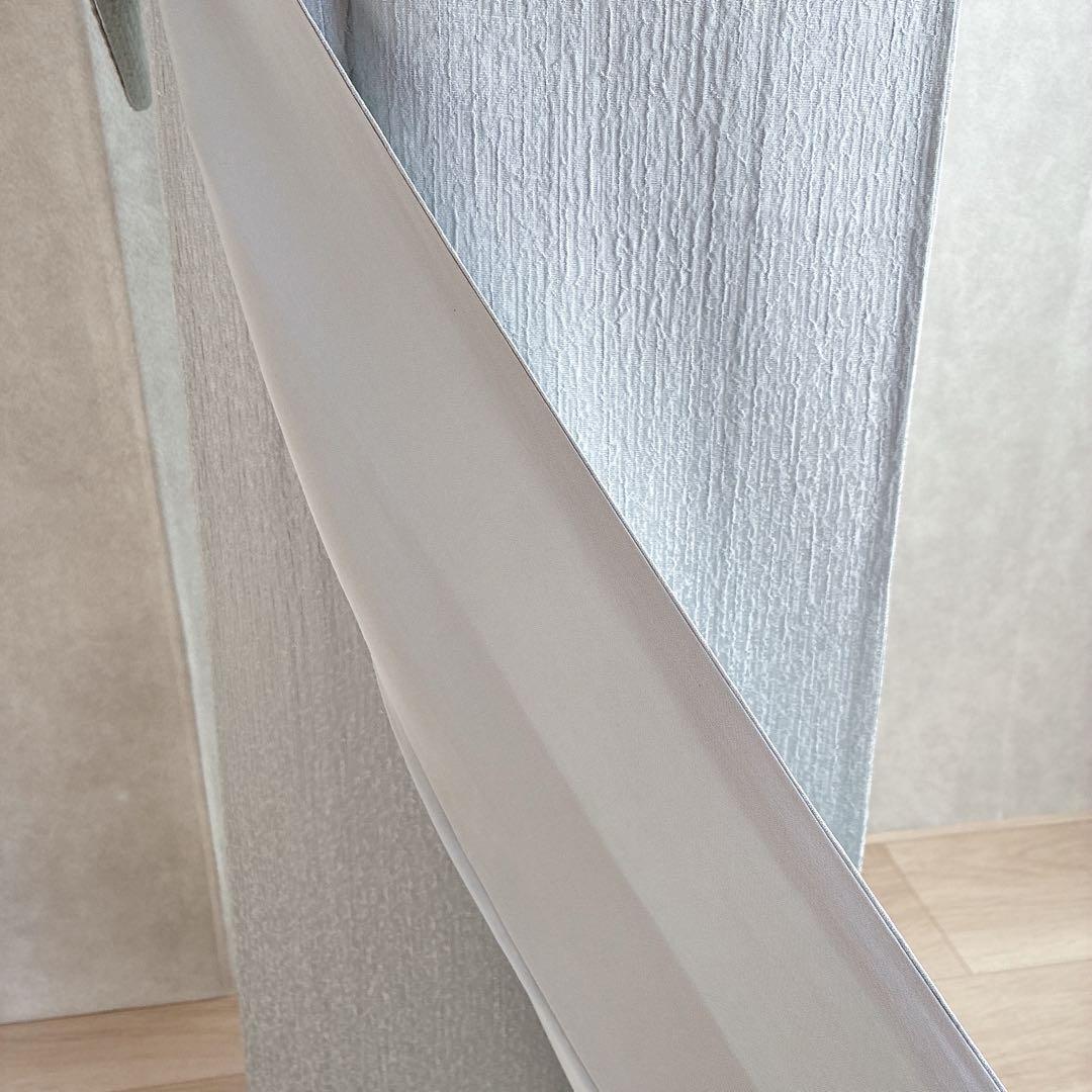 色無地　フルセット　着物　スモールサイズ　Sサイズ　正絹　ほていや　一つ紋　N3