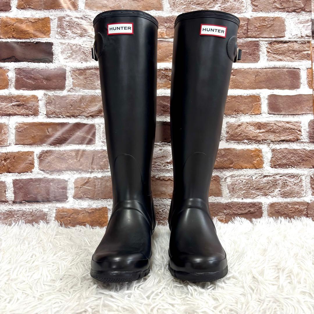 ✨極美品✨HUNTER レインブーツ UK6 ハンター 長靴 ロング