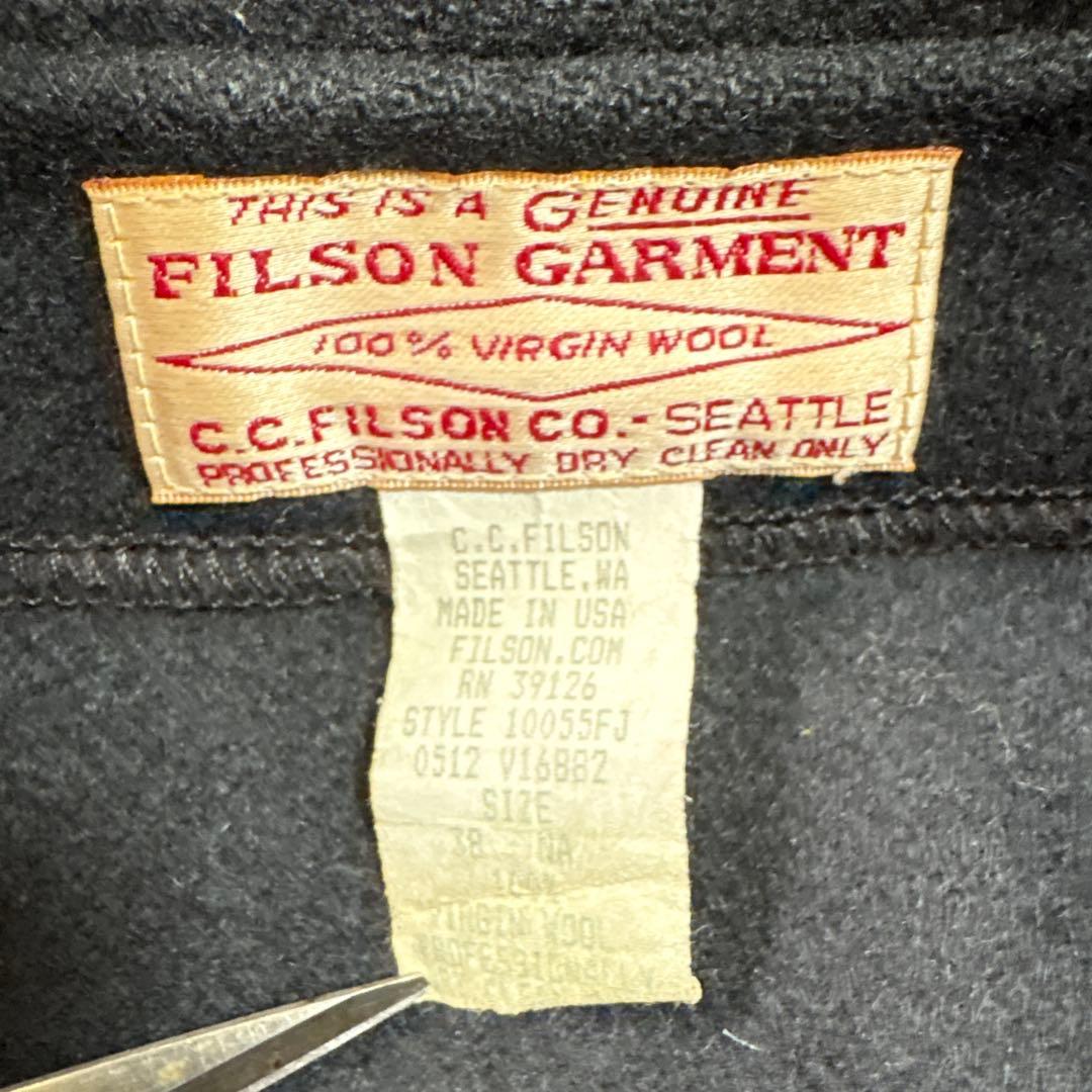 FILSON MACKINAW WOOL VEST 2005年製 ダークネイビー