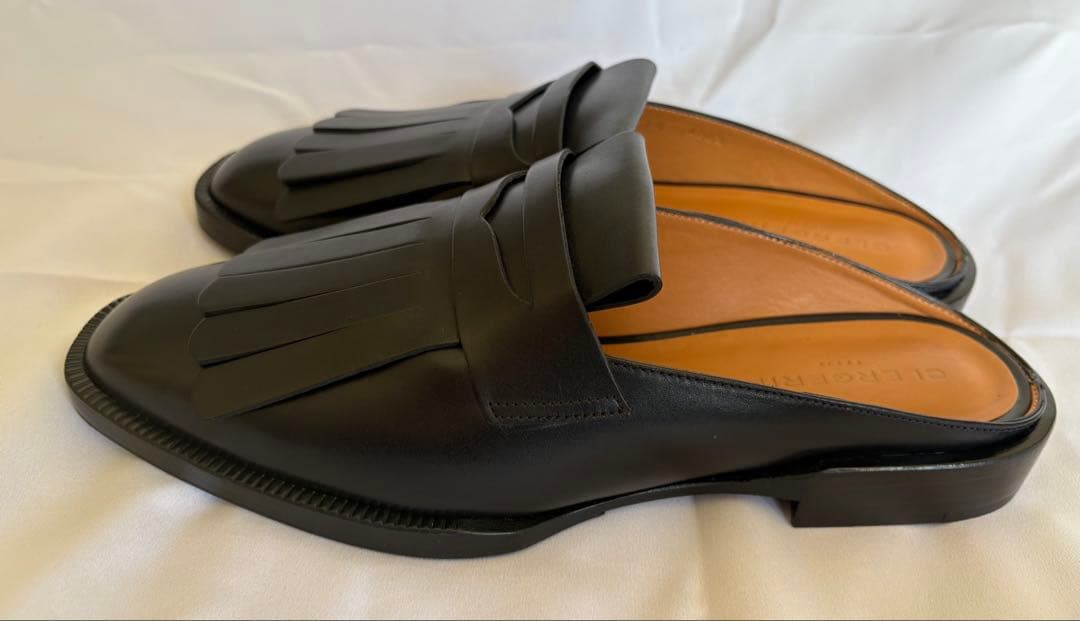 【新品/定価8万】クレジュリー レザー ミュール サンダル 38 (24cm)