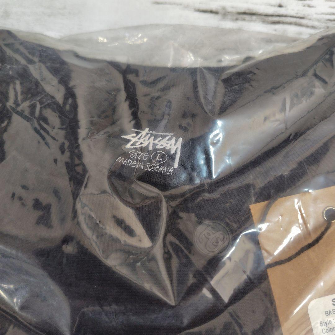 ステューシー☆STUSSY BASIC SWEAT Lサイズ ブラック