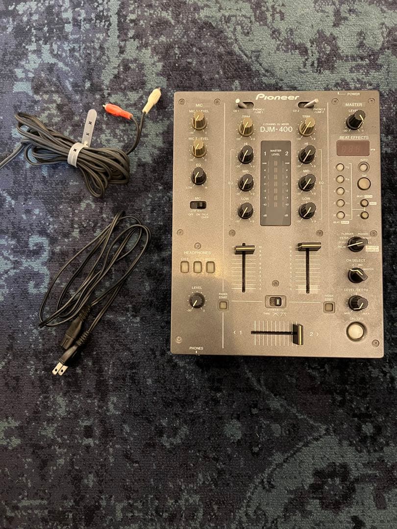 【K-K】【動作確認済】Pioneer DJM-400 DJミキサー