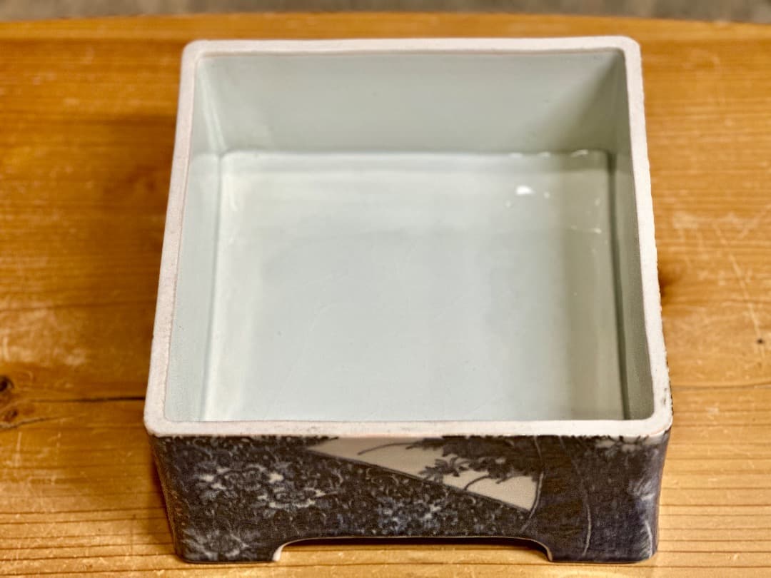 再値下げ　骨董品　染付　四段重　磁器　高さ45cm　お重　重箱
