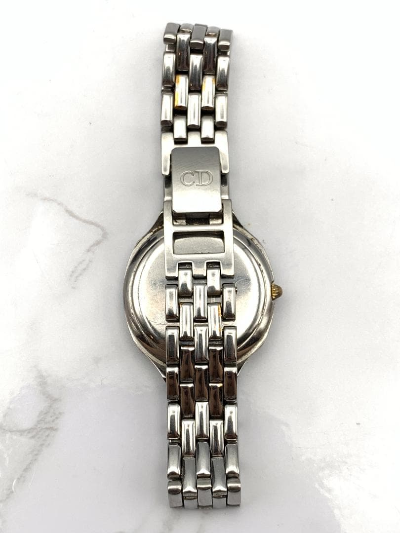 【稼動】Christian Dior ゴールド文字盤　腕時計　3001