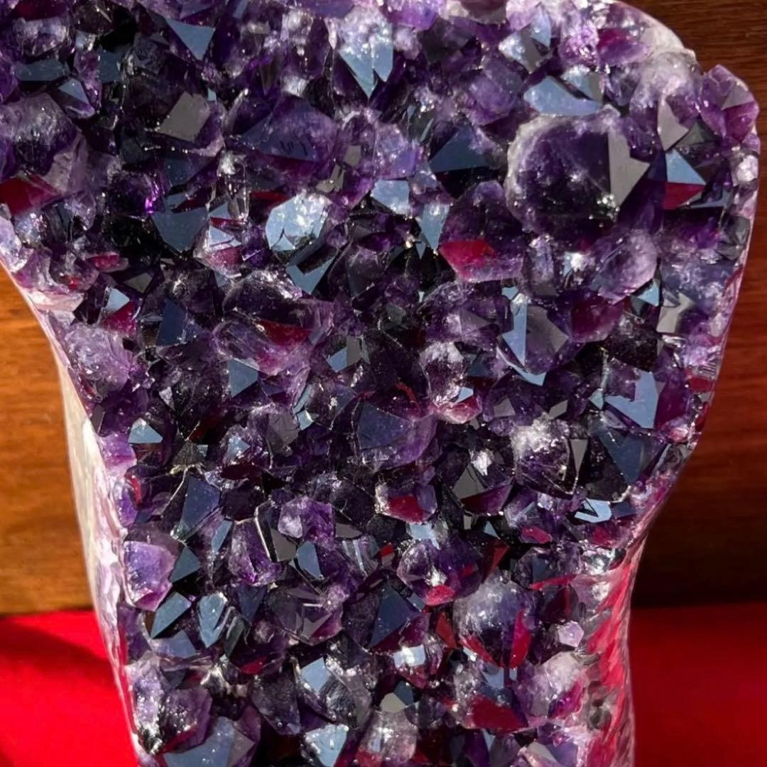 ☆究極クオリティ 超絶神々しい輝き☆最高級 ウルグアイ産 アメジストクラスター