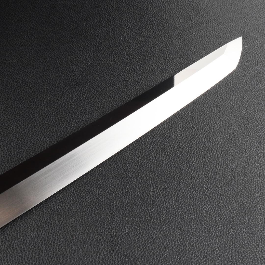 11095先丸柳刃包丁 尺三刺身包丁鏡面仕上げ 刃は究極の切れ味黒檀黒水牛八角柄