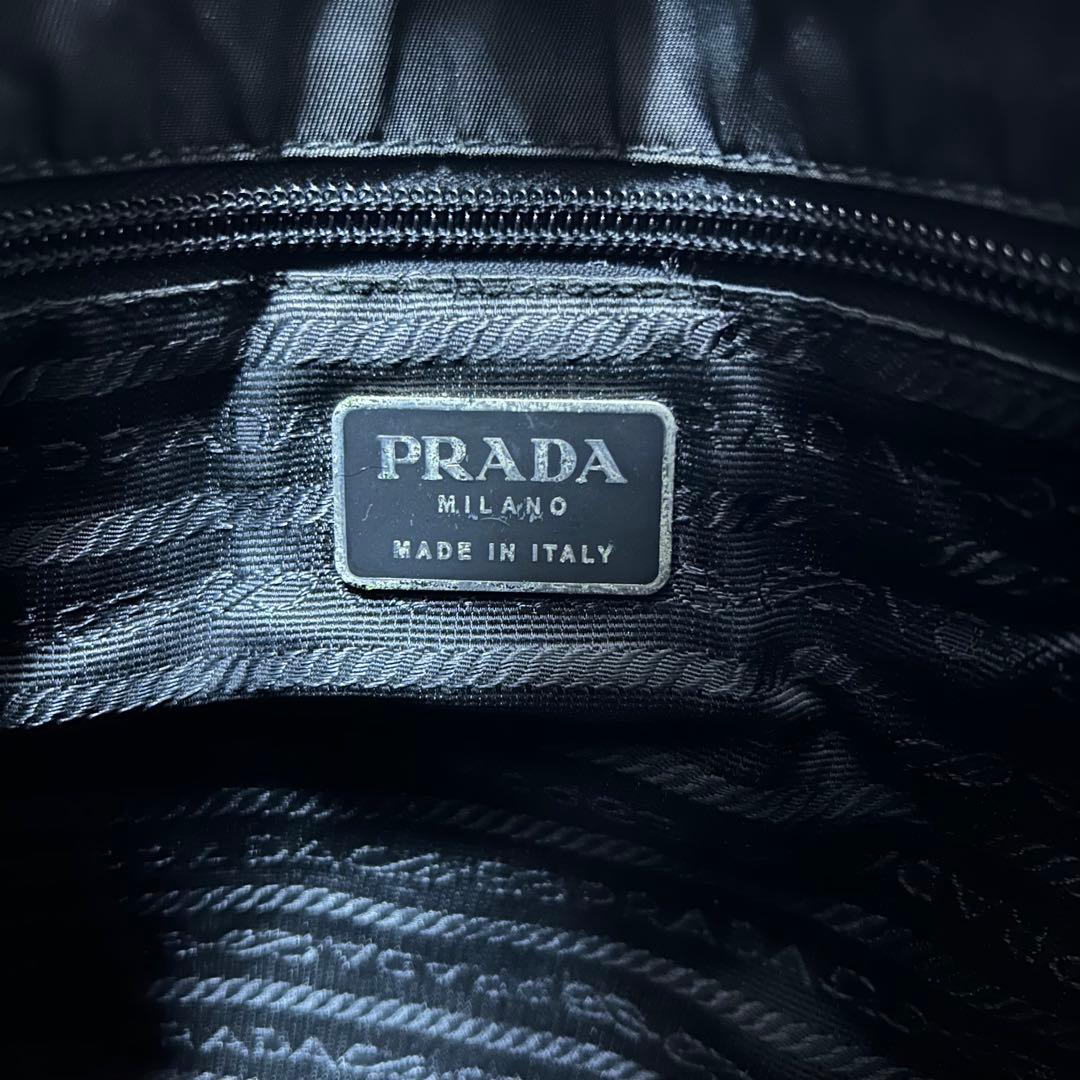 PRADA プラダ テスートナイロン クロスボディ ショルダーバッグ ブラック系