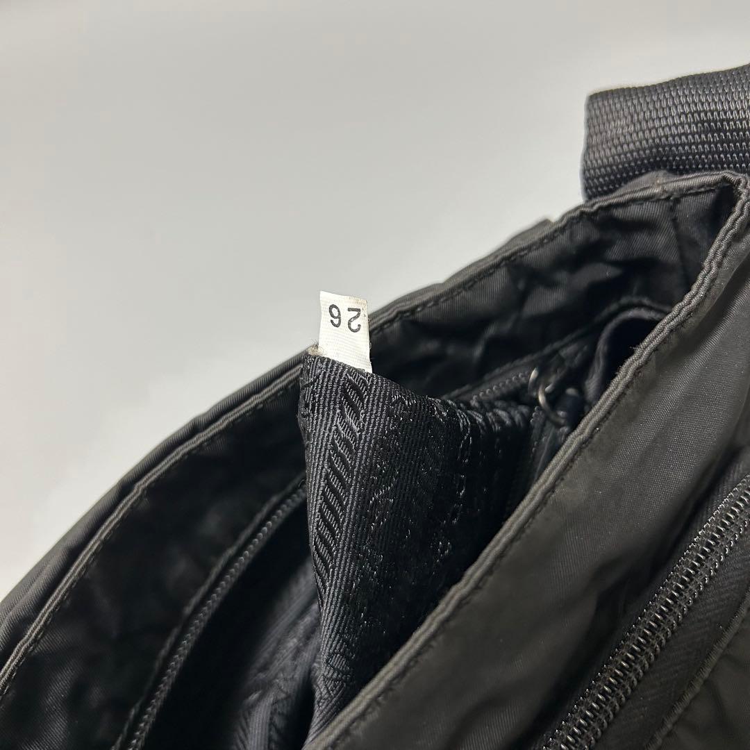 PRADA プラダ テスートナイロン クロスボディ ショルダーバッグ ブラック系