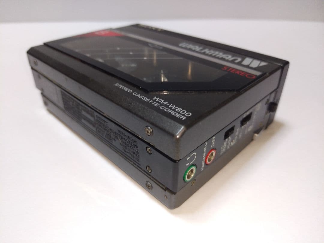 ダブルカセット ウォークマン WM-W800【録音再生 動作せず・ジャンク】