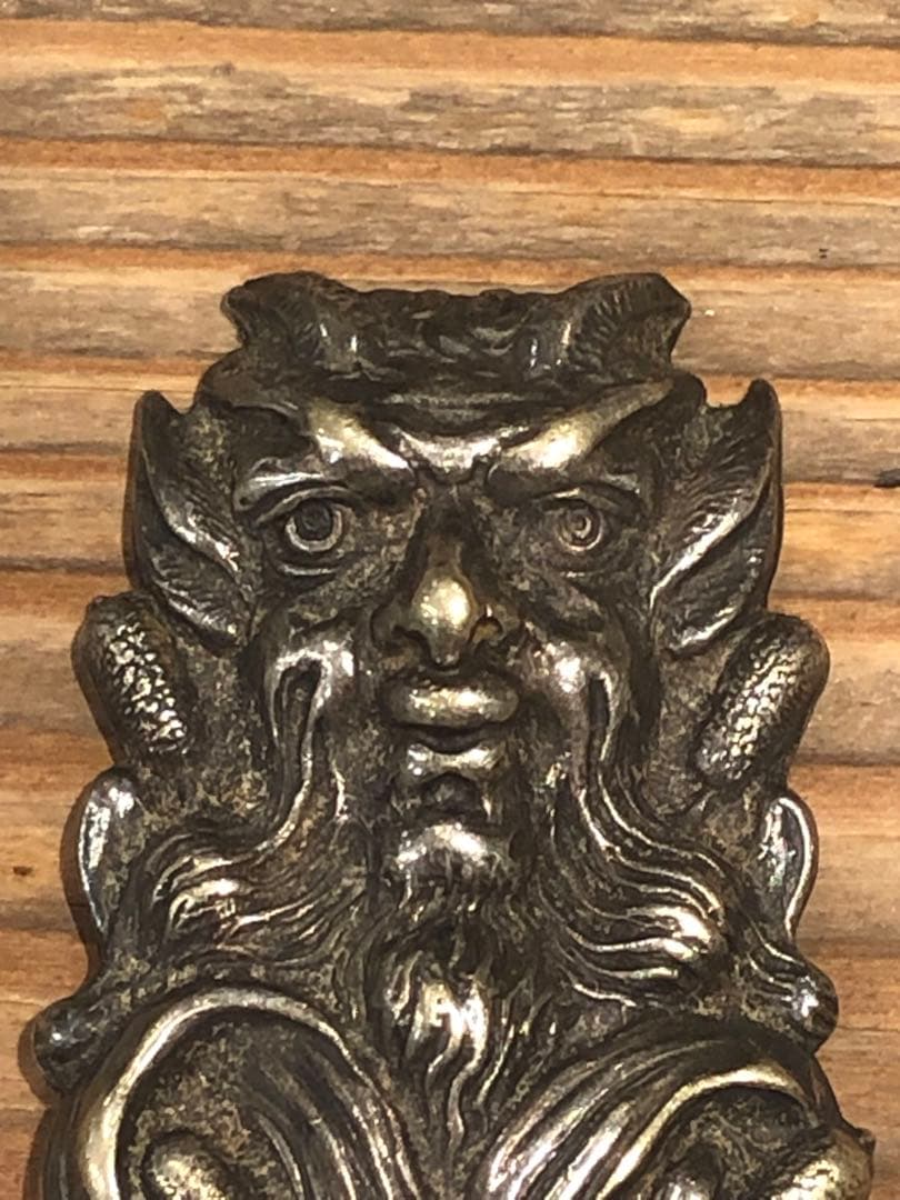 アンティーク　デビル 悪魔　サタン　インダストリアル　ビンテージ　ゴシック