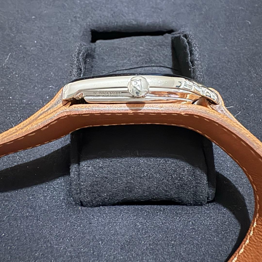 2/5のみ価格　RLコレクション　スティラップ時計　ホワイト文字盤　レザーベルト