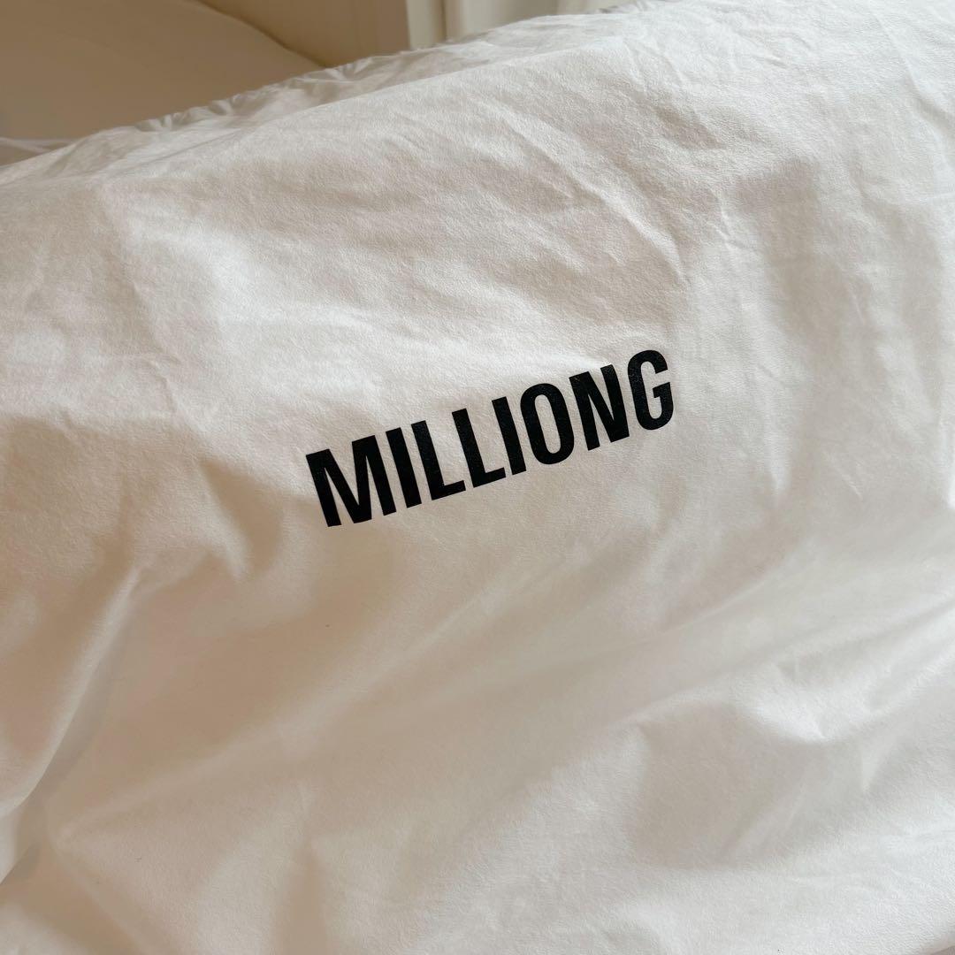 【美品】MILLIONG コットンキャンディバッグ バニラクリーム M