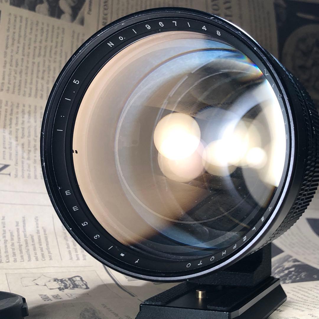 【135mm F1.5の世界】希少 VIVITAR 135mm f1.5 m42