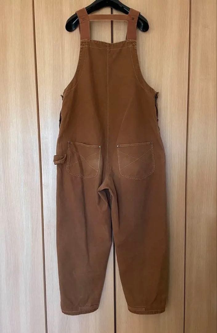 お*ん様 Nigel Cabourn CARPENTER DUNGAREE 茶