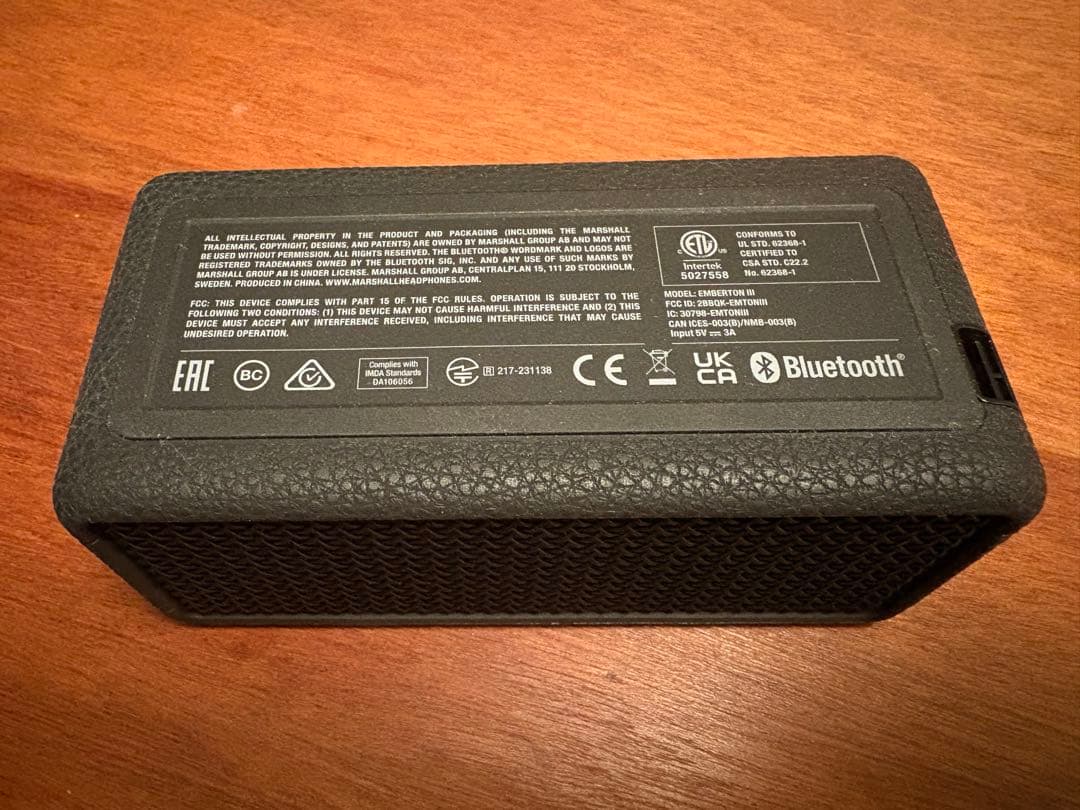 Marshall Emberton III マーシャル　エンバートン 3