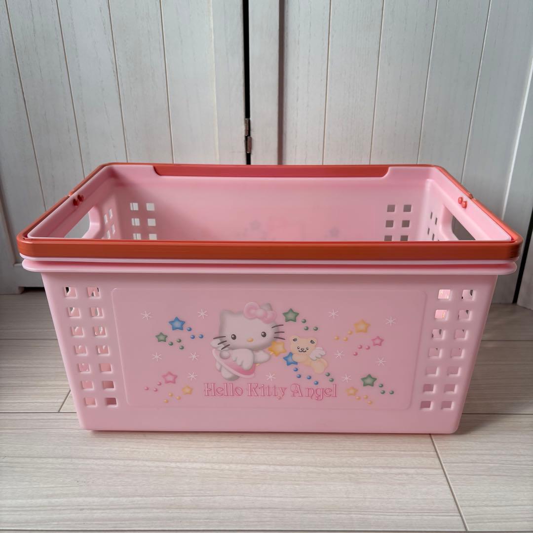 ハローキティピクニックセット　バスケットLL 重箱　ランチジャー　当時物