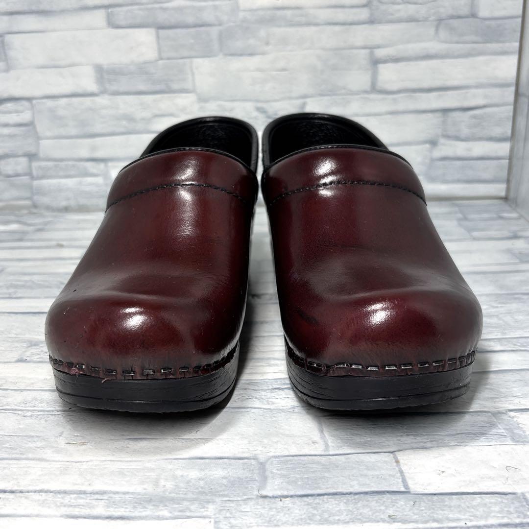 ダンスコ プロフェッショナル オイルドレザー ワインレッド 35/22.5cm