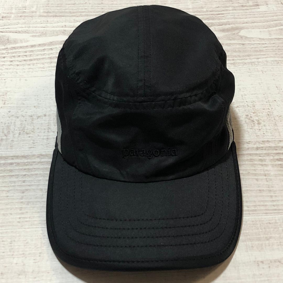 夏のランに最適‼️ パタゴニア ベロシティ・キャップ レアなブラック