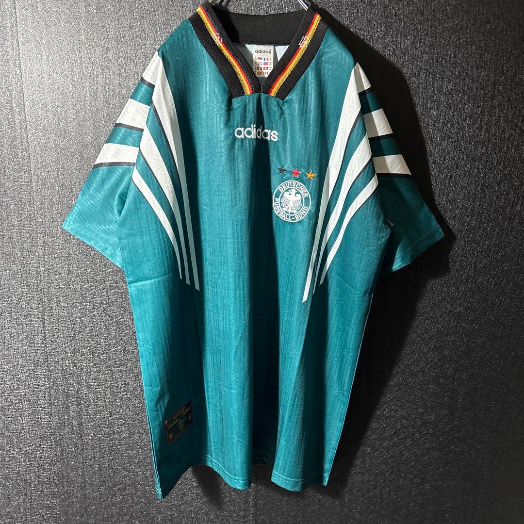 【★ドイツ代表】 adidas 古着 サッカー レトロ ユニフォーム XL 半袖