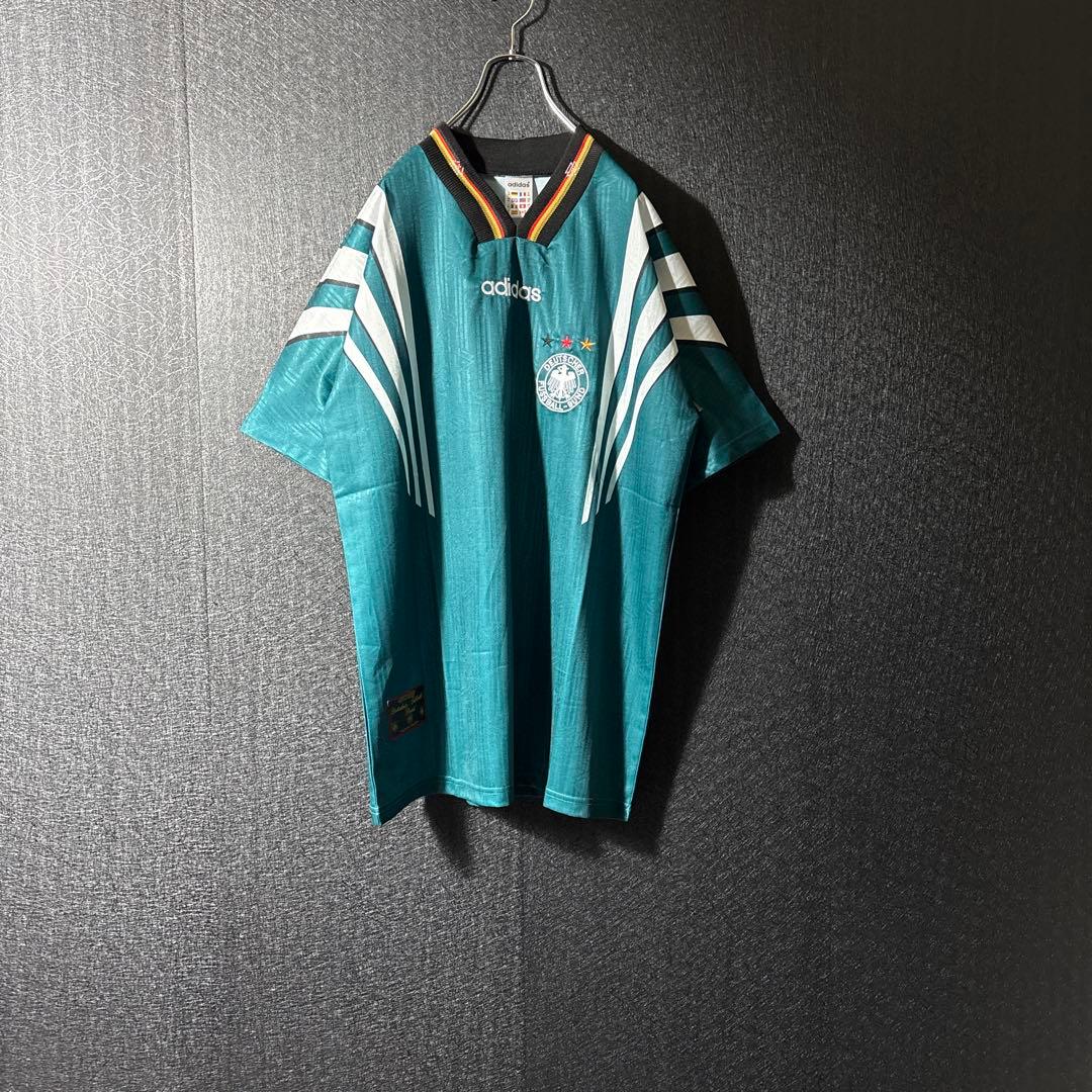 【★ドイツ代表】 adidas 古着 サッカー レトロ ユニフォーム XL 半袖