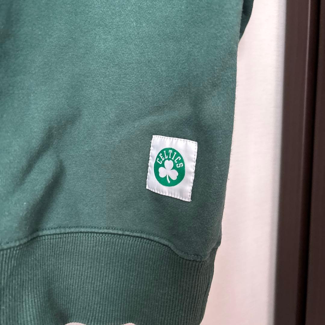 BOSTON CELTICS セルティックス 刺繍 スウェット NBA ロゴ入り