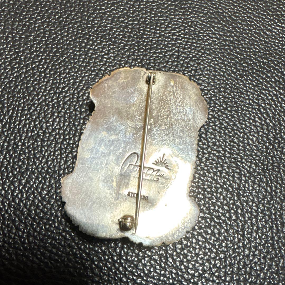 インディアンジュエリー ブローチ