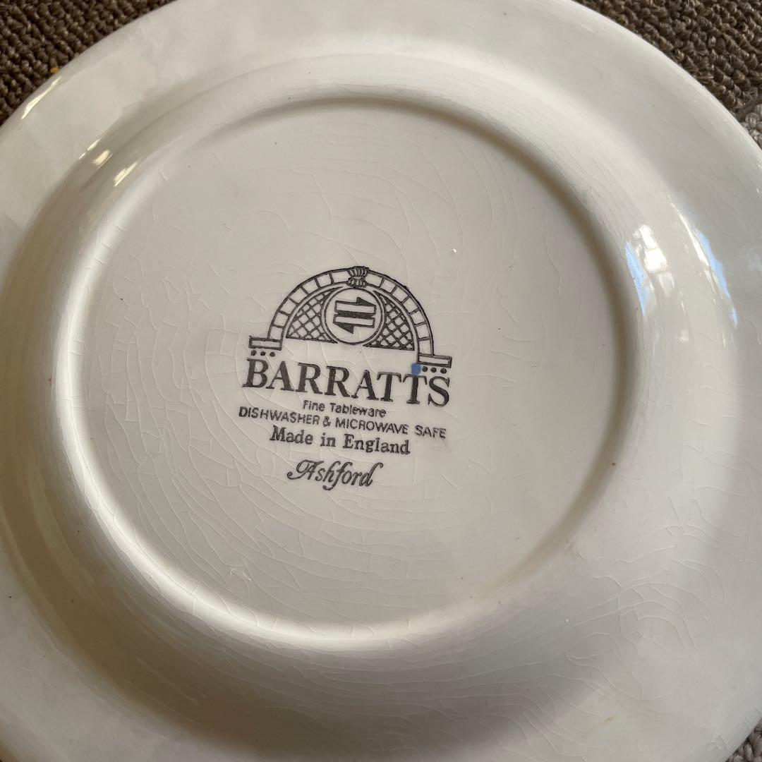BARRATTS フルーツモチーフ陶器平皿2枚セット