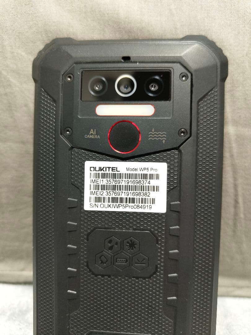 SIMフリー 防水防塵スマホ OUKITEL WP5Pro