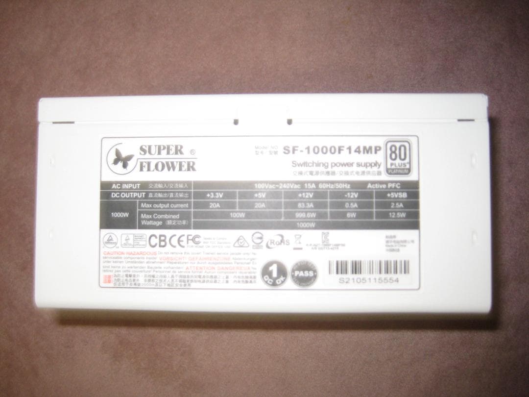 電源ユニット SUPER FLOWER SF-1000F14MP