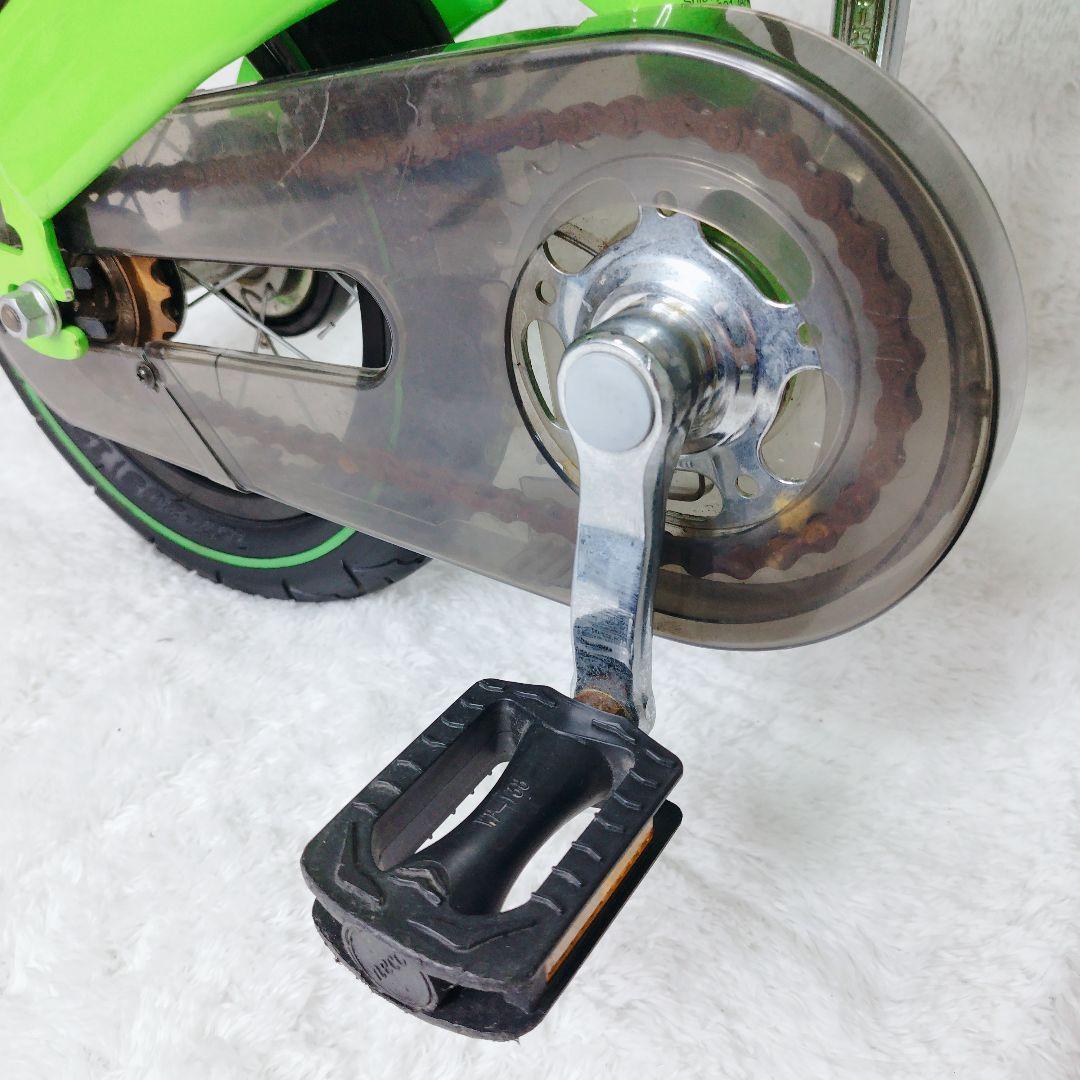 へんしんバイク 12インチ キッズバイク 希少カラー グリーン