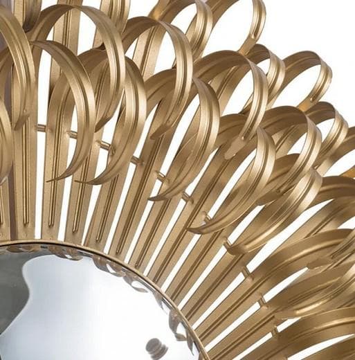 ミラー モダン ゴールド アルミ 壁飾り ウォールデコ 花びら AN-44404