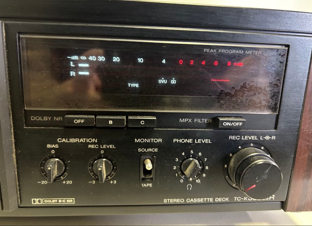 SONY TC-K333ESR カセットデッキESシリーズ 通電確認済みジャンク