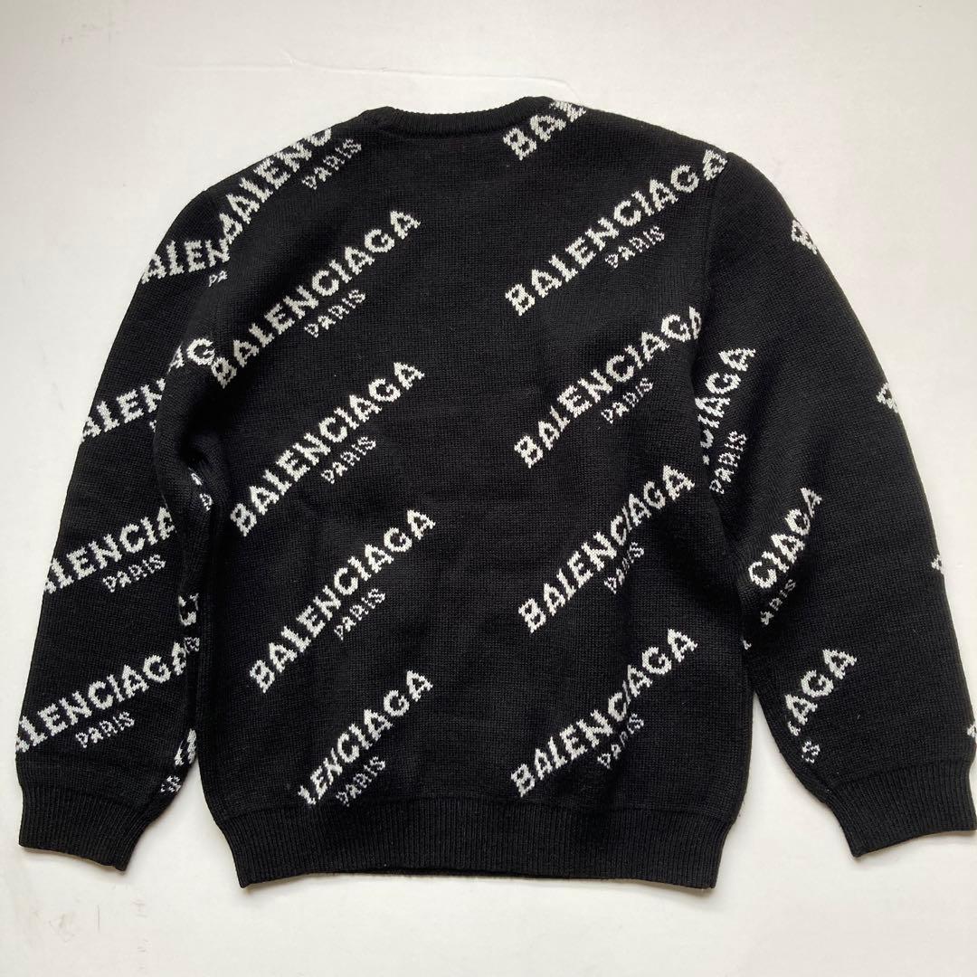 トップス BALENCIAGA black sweater ez