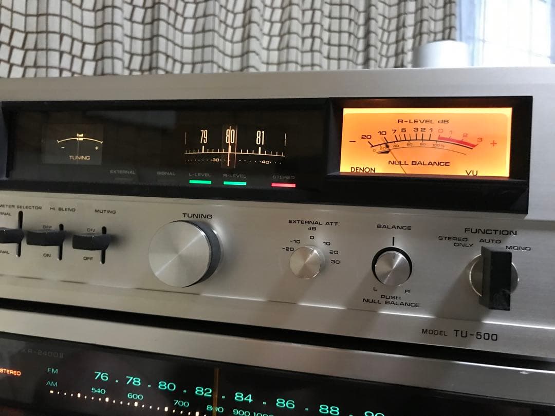 DENON TU-500 チューナー　大型メーター受信OK 絶好調