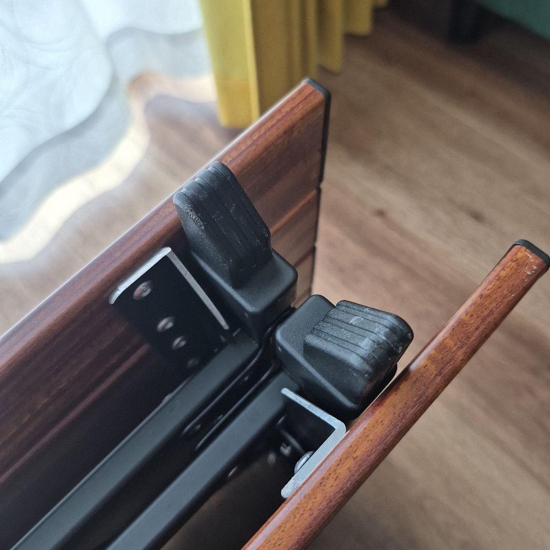 オガワ　3High&Low Table Long II 木目調　テーブル