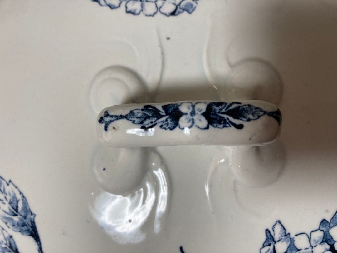 フランスアンティーク☆ジアンGienチューリーン紫陽花スーピエール