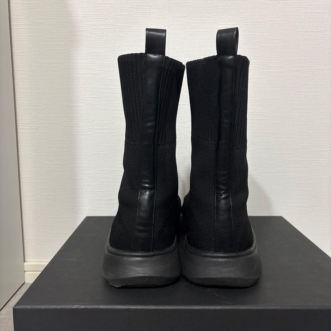 ラクバキ ニットブーツ ブラック