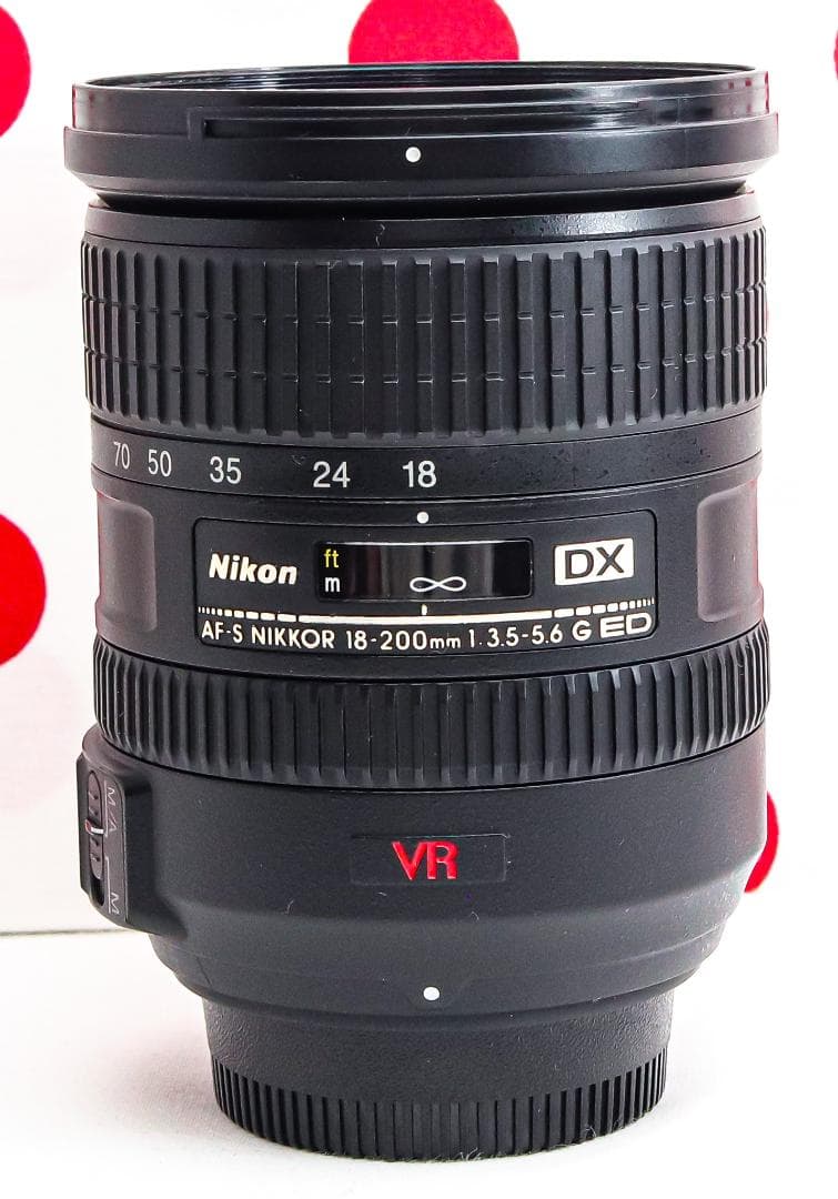 Nikon AF-S 18-200mm VR❤手振れ補正付❤高倍率ズームレンズ