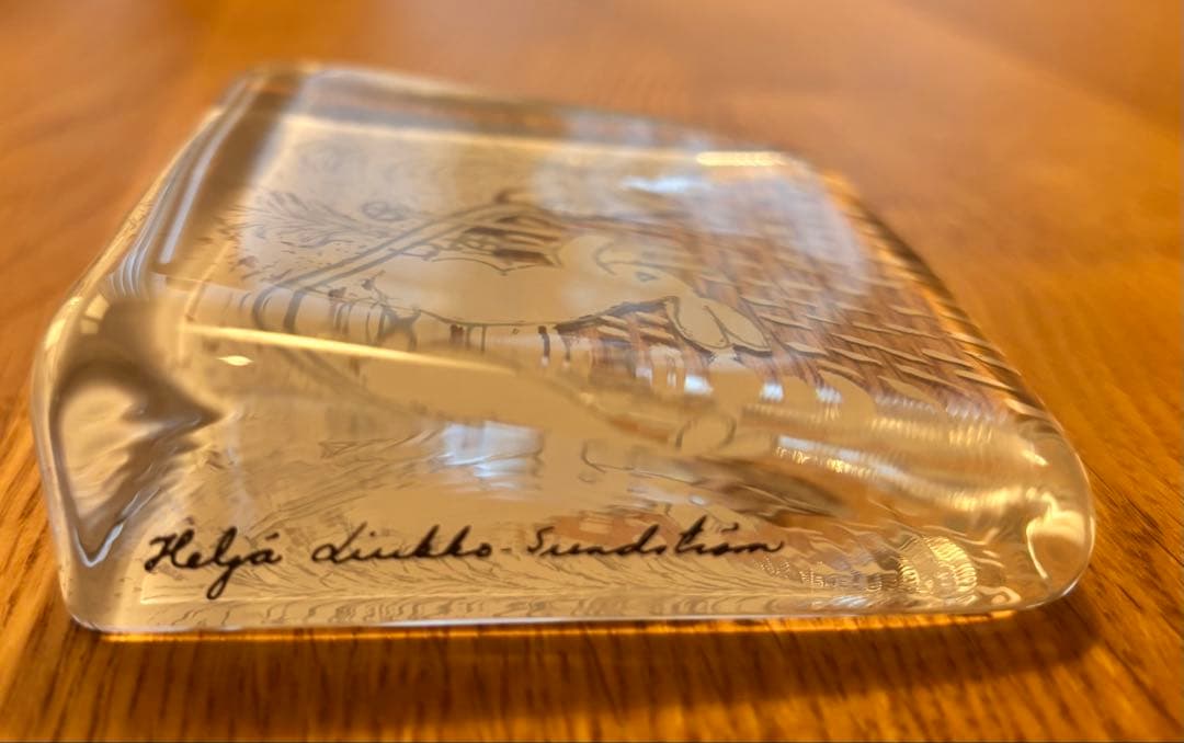 ヘルヤ・リウッコ・スンドストロム　ガラスカードBunny skiing