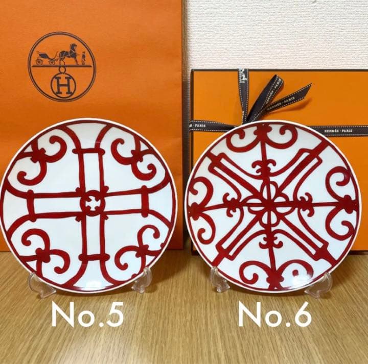 【新品 6枚セット ギフト包装】エルメス　ガダルキヴィール　パンプレート