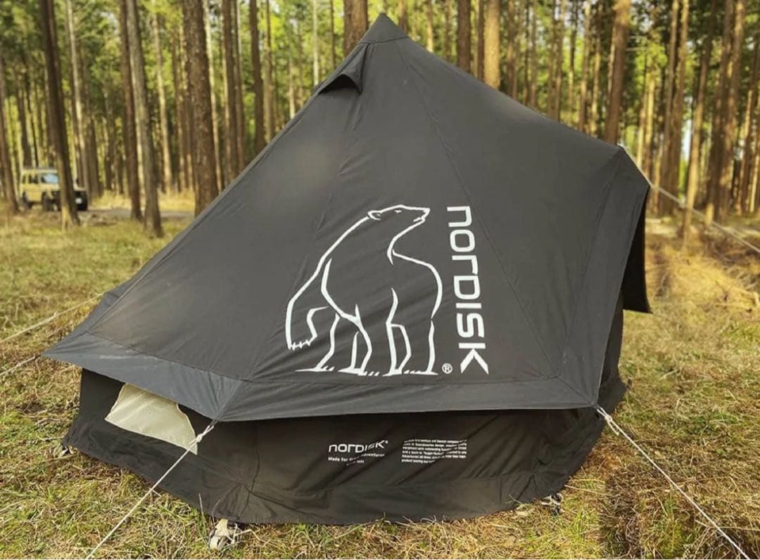 ノルディスク　アスガルド7.1 ファントムブラック グランドシート付き